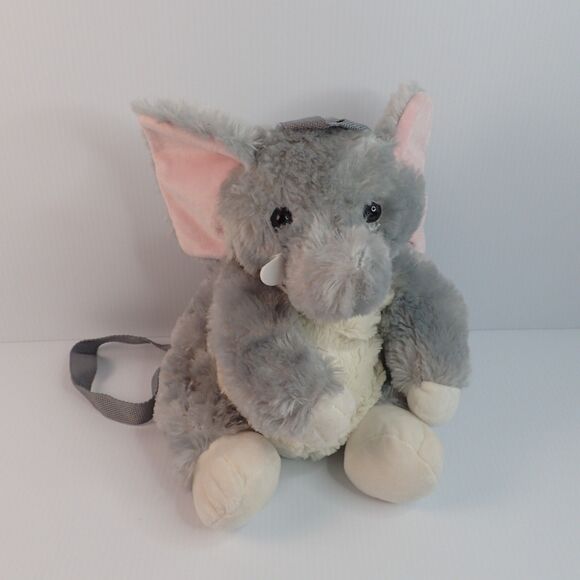 Critter Collection Plush Backpack Elephant & Cheetah Lot of 2 - Picture 2 of 16